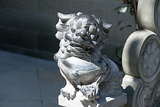重庆罗汉寺的石狮子