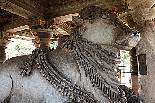 雕塑,霍沙勒斯哇拉庙,庙宇,曷萨拉,风格,印度南部,印度,南亚,亚洲