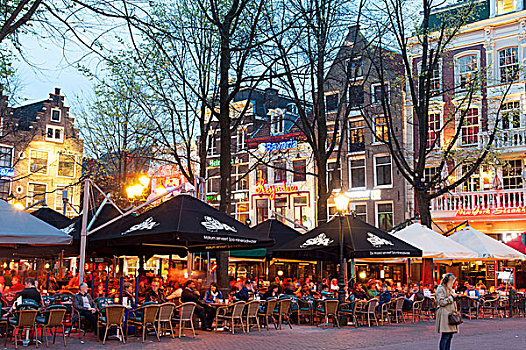 黃昏,阿姆斯特丹,荷兰