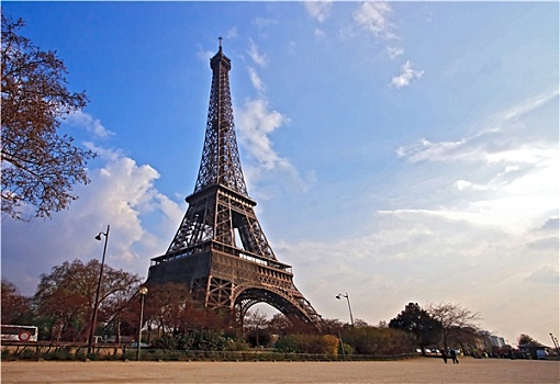 埃菲尔铁塔,花园,巴黎,法国