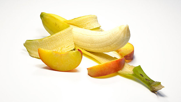 香蕉,桃