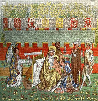 喜爱,挂毯,伯尔尼,14世纪,艺术家,未知