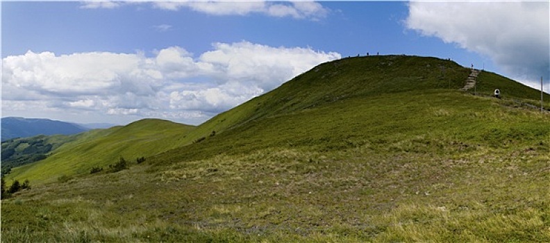 全景,山