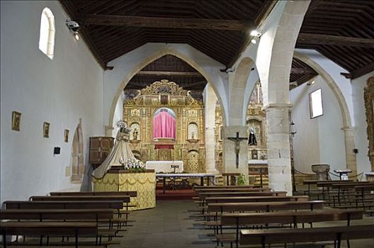 教堂,富埃特文图拉岛,加纳利群岛,西班牙