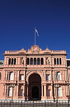 阿根廷,布宜诺斯艾利斯,五月广场,玫瑰宫