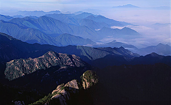 安徽,黄山,云海,雪景,日出,日落,早霞,晚霞