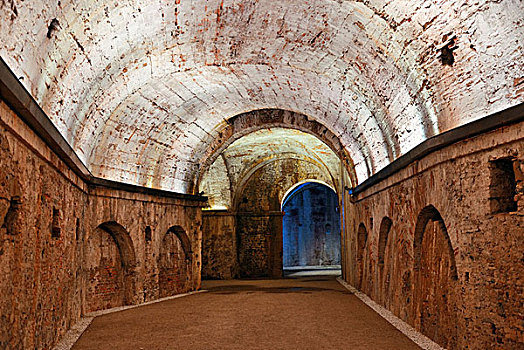隧道,护栏,卢卡,意大利
