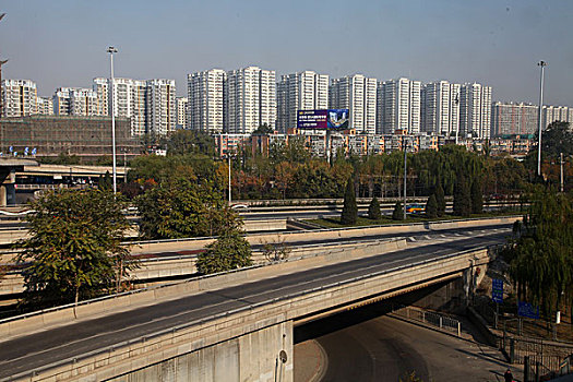 北京,城市,建筑,高楼,住宅,道路,交通