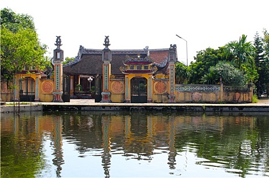 庙宇,乡村,越南