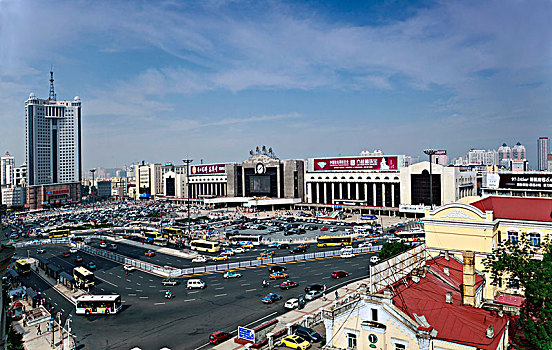 黑龙江省哈尔滨市火车站