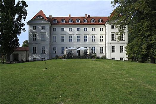 城堡,花园,德国