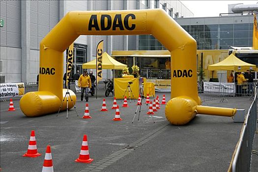 安全,训练,德国汽车,摩托车,贸易展览会,2008年,科隆,展示,北莱茵威斯特伐利亚,德国,欧洲