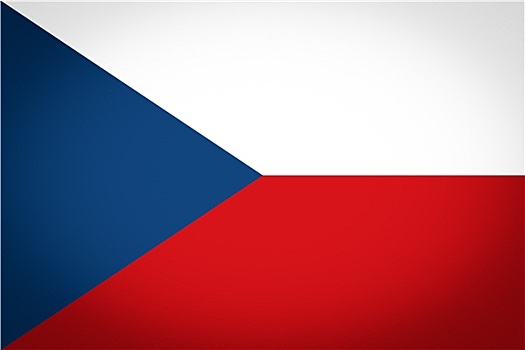 捷克共和国,旗帜,虚光照