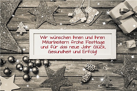 贺卡,圣诞节,德国,文字,圣诞快乐,概念,雇员,顾客,红色,字体