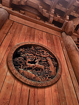 上海静安寺木雕