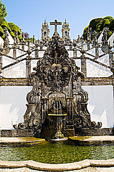 喷泉,圣所,布拉加,葡萄牙
