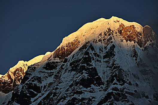 安娜普纳,喜玛拉雅,山脉,风景,露营,保护区,尼泊尔