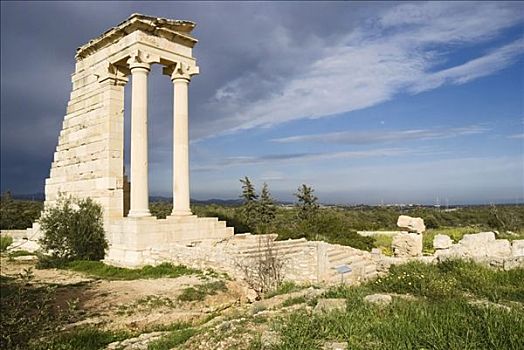 阿波罗神庙,罗马,挖掘,塞浦路斯