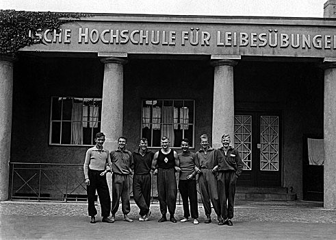 德国,学院,体育,运动,教师,学生,20世纪30年代,柏林,欧洲