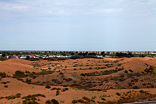 中国第七大沙漠,库布齐沙漠美景