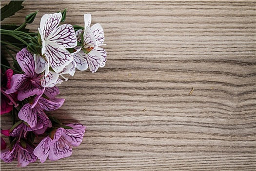花,木质,书桌