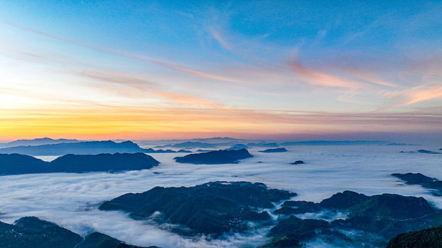 重庆酉阳,乡村清晨风景美