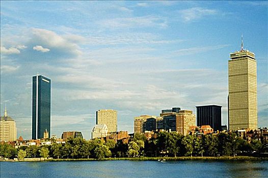 建筑,查尔斯河,波士顿,马萨诸塞,美国