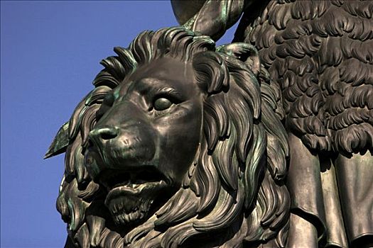 狮子,巴伐利亚,纪念建筑,慕尼黑,上巴伐利亚,德国