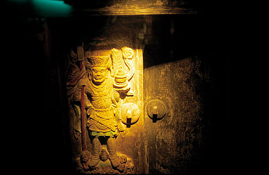 陕西西安法门寺内的石刻