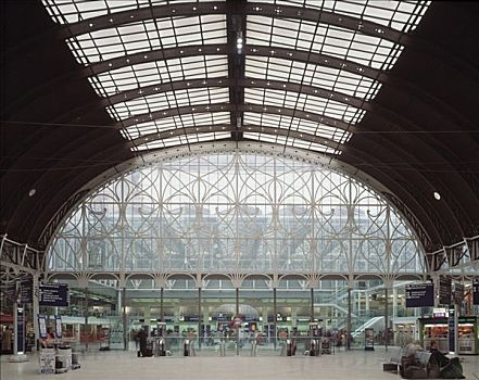 帕丁顿车站,伙伴,一月,2000年,风景,屋顶