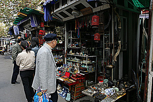 道路,古玩市场,上海