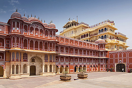 皇家,住宅,城市,宫殿,斋浦尔,拉贾斯坦邦,印度