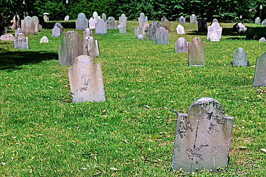 波士顿公园,中心,埋葬,地面,马萨诸塞,美国