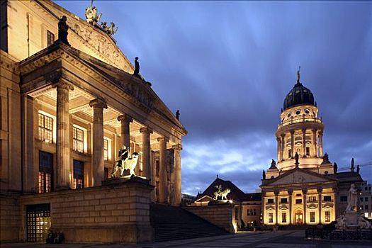 柏林,音乐厅,法国大教堂,德国,欧洲