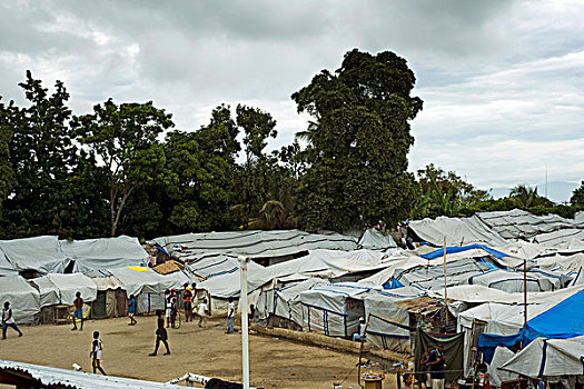 haiti,port,au,prince,living,in,camps