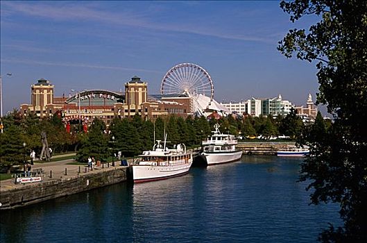 海军码头,密歇根湖,芝加哥,伊利诺斯,美国