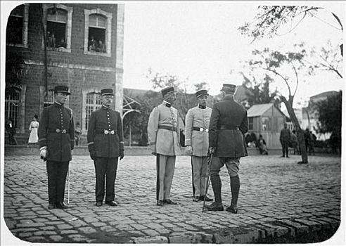 军官,法国人,外籍军团,叙利亚,20世纪