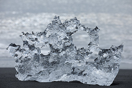 浮冰,杰古沙龙湖,南,冰岛