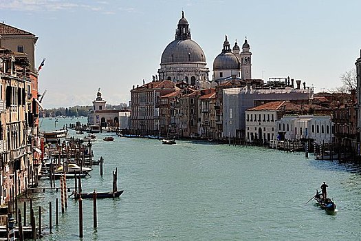 大运河,圣马利亚,行礼,威尼斯,意大利,欧洲