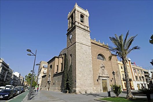 圣玛丽亚教堂,港口,区域,瓦伦西亚,西班牙,欧洲