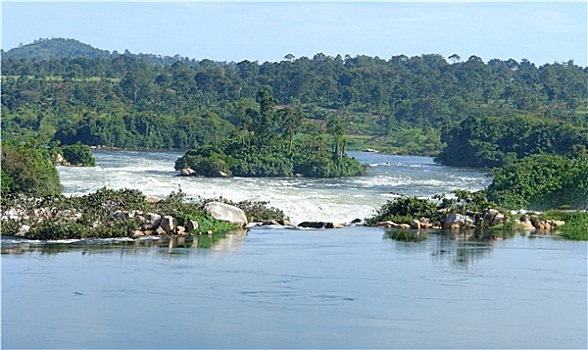 尼罗河,风景,靠近,非洲
