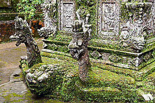 局部,寺庙,巴厘岛,印度尼西亚,特写