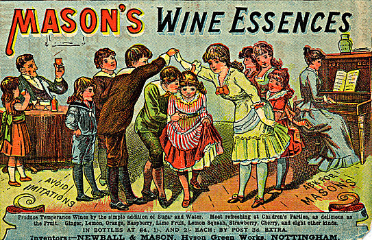葡萄酒,19世纪,艺术家,未知