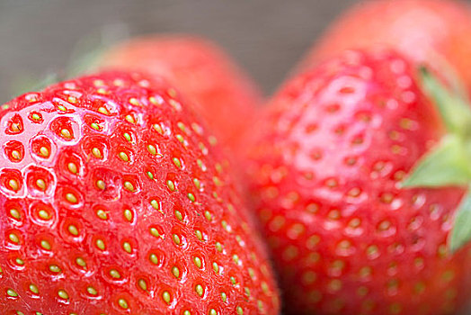 新鲜,夏天,草莓,乡村,木质背景
