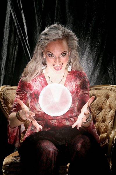 吉普赛女巫水晶球占卜图片