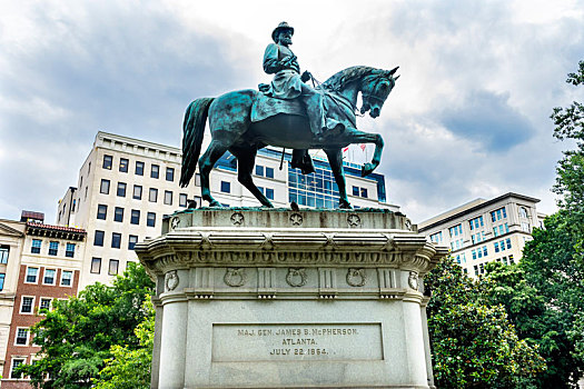 纪念,内战,雕塑,广场,华盛顿特区