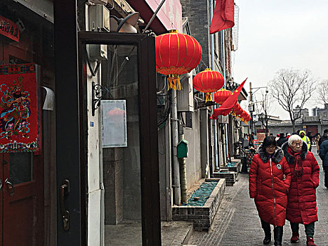 2018年2月17日北京西城区杨梅竹斜街春节