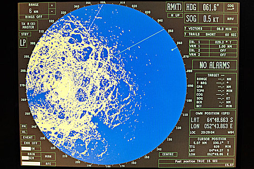 远东,海岸,南极,海洋,雷达,图像,冰,状况,破冰船