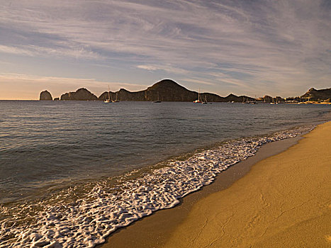 沙滩,卡波圣卢卡斯,墨西哥