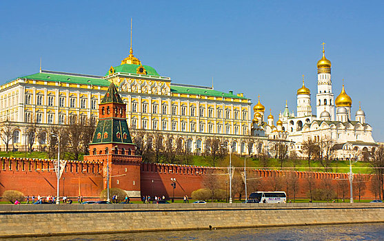 莫斯科,克里姆林宫,宫殿,大教堂,俄罗斯,欧洲
